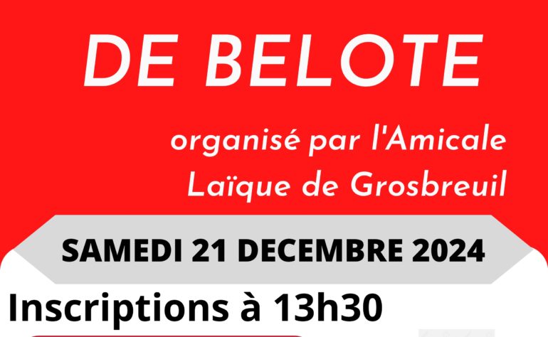 Concours de belote