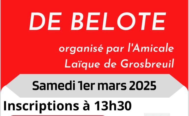 CONCOURS DE BELOTE